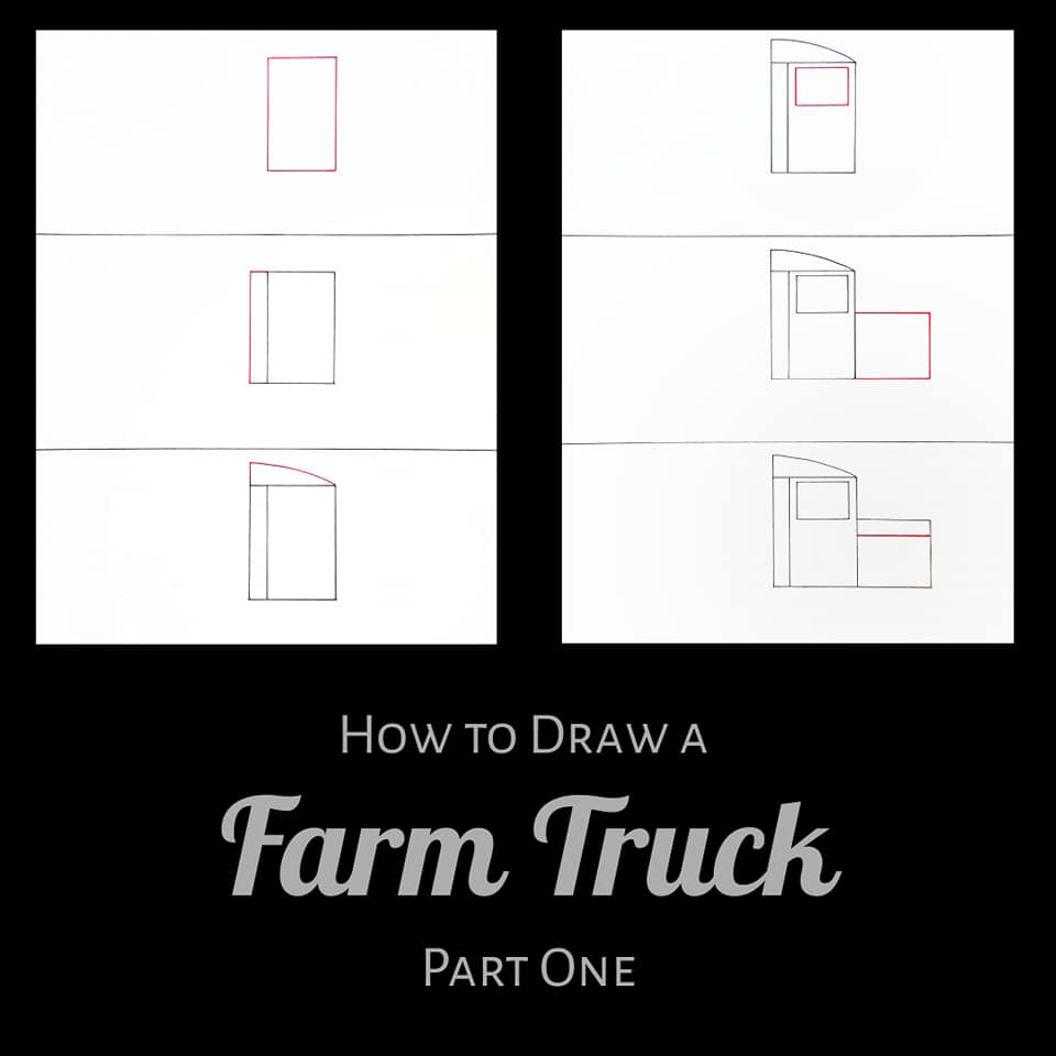 HOW TO DRAW A FARM TRUCK CAR EASY - YouTube